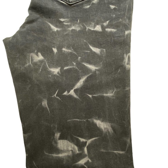 Baccini women’s Sz 10 dark wash, black, white swirls, semi stretch - Picture 6 of 8